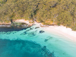 Areal view off Murrays Beach